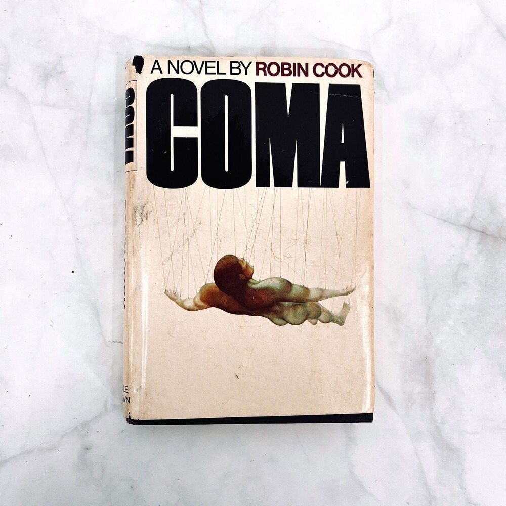 Coma by Robin Cook Hardcover 1977 1st Edition Book Club Edition with Dust Jacket